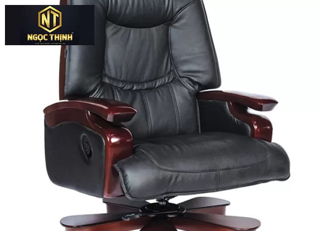 Ghế giám đốc cao cấp bọc da thật TQ24